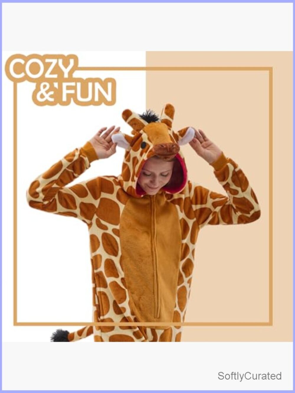 Unisex Adult Onesie Pajama Animal One Piece Sleepwear - Picture 4 of 7